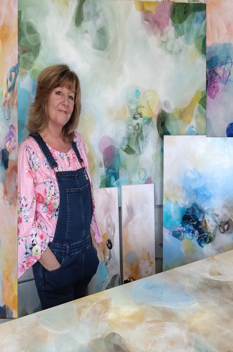 Susan Wooler in her studio